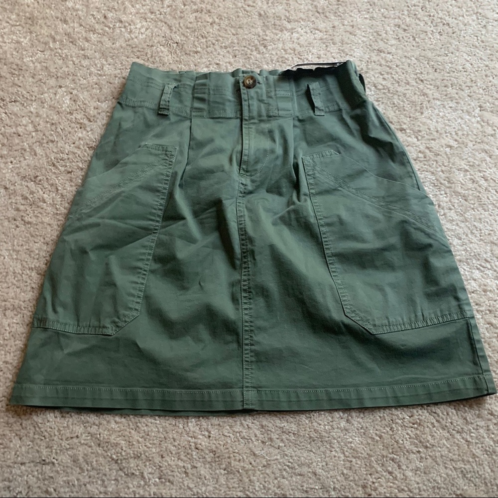 NWT Abercrombie & Fitch High Waisted Green Skirt